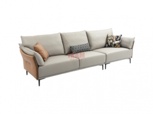 Product picture：Furniture factory 嘉彤家具 Home Furniture product name 《Light rice brown leather sofa》议价