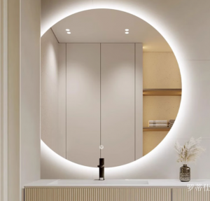 Product picture：Furniture factory 罗蒂仕 Smart home product name 《Semi-circular smart hanging mirror》议价