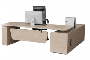 Product picture：Furniture factory 品源家具 Smart home product name 《Solid wood smart executive desk》议价