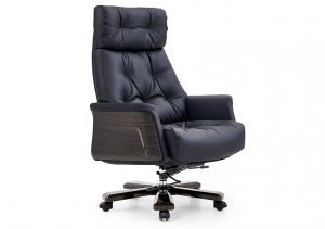Product picture：Furniture factory 方政家具 Office furniture product name 《Black leather business office chair》议价
