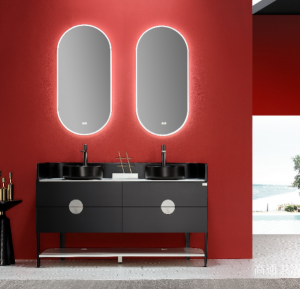 Product picture：Furniture factory 高通卫浴 Bathroom furniture product name 《Light atmosphere of luxury bathroom ark》议价