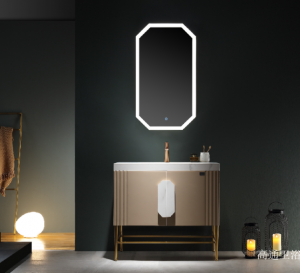 Product picture：Furniture factory 高通卫浴 Bathroom furniture product name 《Octagon mirror floor bathroom ark》议价