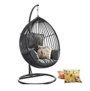 Product picture：Furniture factory 瑞森户外 Outdoor furniture product name 《Black rattan swing chair》议价
