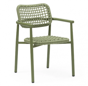 Product picture：Furniture factory 艺心家居 Outdoor furniture product name 《Olive green woven outdoor armchairs》议价
