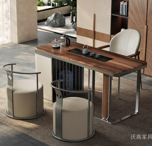 Product picture：Furniture factory 沃高家具 Home Furniture product name 《Modern and simple solid wood tea table》议价