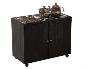 Product picture：Furniture factory 沃高家具 Home Furniture product name 《Dark mobile tea cabinet》议价