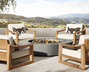 Product picture：Furniture factory 腾思索 Outdoor furniture product name 《Wooden casual outdoor sofa》议价