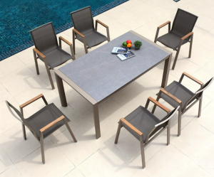 Product picture：Furniture factory 腾思索 Outdoor furniture product name 《Simple outdoor leisure tables and chairs》议价