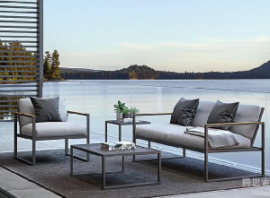 Product picture：Furniture factory 腾思索 Outdoor furniture product name 《Modern and simple outdoor sofa》议价