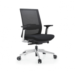 Product picture：Furniture factory 华凯龙 Office furniture product name 《Black mesh fabric simple office chair》议价