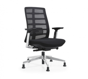 Product picture：Furniture factory 华凯龙 Office furniture product name 《Black mesh fixed foot office chair》议价