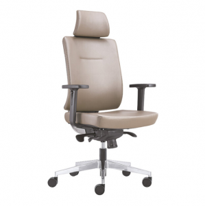 Product picture：Furniture factory 华凯龙 Office furniture product name 《Light brown leather office chair》议价
