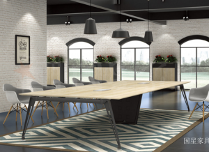 Product picture：Furniture factory 国星家具 Office furniture product name 《Industrial-style creative conference table》议价