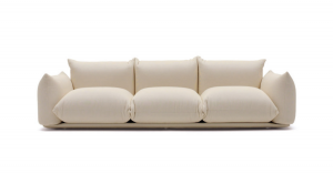 Product picture：Furniture factory 鹤铭家具 Home Furniture product name 《White upholstered sofa》议价