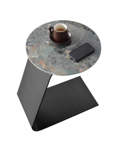 Product picture：Furniture factory 鹤铭家具 Home Furniture product name 《A stone-faced side table》议价