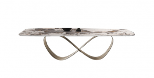 Product picture：Furniture factory 鹤铭家具 Home Furniture product name 《The patterned stone unlimited table》议价