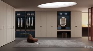 Product picture：Furniture factory 鲁丽家居 Home Furniture product name 《Simple Luxury Full Wall Coat Closet》议价