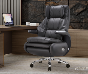 Product picture：Furniture factory 尚坐家具 Office furniture product name 《Electric leather executive chair》议价