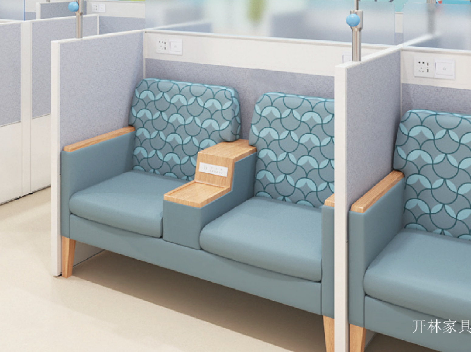 开林家具 Medical furniture Product 《Partitioned infusion sofa》 开林家具 Medical furniture Product 《Partitioned infusion sofa》【图0】