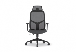 Product picture:Furniture factory 高准家具 Office furniture product name 《All-black neck-supporting mesh office chair》议价