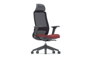Product picture:Furniture factory 高准家具 Office furniture product name 《Black box red cushion neck guard office chair》议价